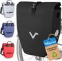 ValkBasic - sacoche de porte-bagages grande et étanche - noir