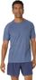 T-Shirt Running Asics Metarun Bleu