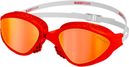 BuddySwim OzeanX Swim Goggles Red-White/Orange Mirror