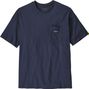 T-Shirt Patagonia Daily Pocket Bleu