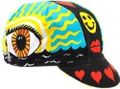 Casquette Cinelli EYE OF THE STORM noir/jaune