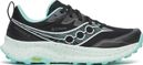 Chaussures Trail Saucony Peregrine 16 GTX Noir/Bleu Femme