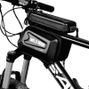 Bike frame bag with phone holder 1.5L black WILD MAN