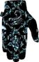 Gants Fist Adulte Chrome Noir