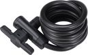 BBB KeyGuard Cable 12x1800mm (With Mounting Bracket) Black