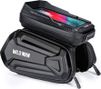 1.2L Black Bike Frame Bag with Touch Phone Holder WILD MAN