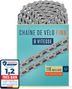 Alphatrail Chaîne Vélo 5-8V – 116 maillons  compatible Shimano/SRAM