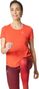 Maglia a manica corta Odlo Zeroweight Chill-Tec Donna Rosso