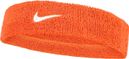 Cinta para la cabeza Nike Swoosh Sponge Classic Naranja