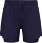Short 2-En-1 Odlo Zeroweight 5'' Bleu Foncé