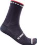 Pair of Castelli Rosso Corsa Pro 15 Socks Dark Blue