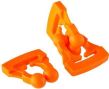 Pack 2 Attaches rapides Clip'on® orange - Clip'on®
