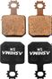 ASHIMA MAGURA MT7 2 Pairs of Semi-Metal Brake Pads
