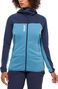 Felpa con cappuccio Millet Fusion Grid blu da donna