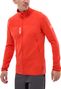 Millet Fusion Grid Orange Men's Fleece Jacket