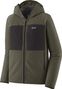 Patagonia R2 TechFace Hoody Fleecejacke Grün