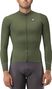 Lebram Race Men's Mid-Season Long-Sleeve Jersey, Khaki Green