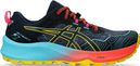 Asics GEL-Trabuco 11 Blue Red Yellow Women's Trail Shoes