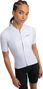 Maillot vélo manches courtes en tissu recyclé femme Cyclisme M6R Pure Blanc
