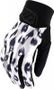 Guantes largos de mujer Troy Lee Designs Luxe Wild Cat White