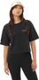 Maglietta corta Salomon Short Tee nera da donna