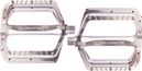 Burgtec Penthouse MK5 Flat Pedals Rhodium Silver