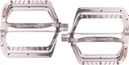 Burgtec Penthouse MK5 Flat Pedals Rhodium Silver