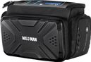 Bike handlebar bag with phone holder 4L black WILD MAN