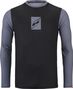 Maglia a maniche lunghe solida grigia per adulti Kenny Prolight