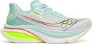 Saucony Endorphin Azura Women's Running Shoes in White/Yellow/Blue