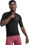 Maillot vélo manches courtes en tissu recyclé homme Cyclisme M6R Zero Noir