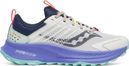 Chaussures Trail Saucony Ride TR2 Blanc/Bleu Femme