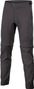 Endura GV500 Pantaloni Zip Convertibili Nero