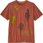 Patagonia Pyrophytes Organisch Oranje Unisex T-shirt
