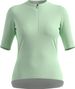 Odlo Essential Kurzarm Trikot 1/2 Zip Grün für Frauen