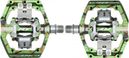 Paire de Pédales HT Components X3 Camo Vert