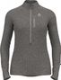 Women's 1/2 Zip Thermal Fleece Odlo Tencia Grey