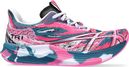 Chaussures de Running Asics Noosa Tri 15 Rose Bleu Femme