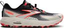 Chaussures Trail Brooks Cascadia 18 Noir/Blanc/Corail Femme