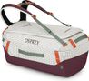Osprey Transporter Duffel 40 Reisetasche, Weiß/Bordeaux