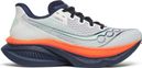 Chaussures Running Saucony Endorphin Azura Blanc/Bleu/Orange Femme