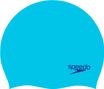 Speedo Plain Moulded Silicone Turquoise Junior Swim Cap
