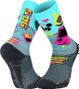 BV Sport Run Marathon-sokken, 90s Collector-editie, blauw/zwart
