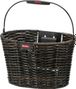 Klickfix Structura Oval Front Basket Black Brown