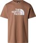 Herren The North Face Easy Kurzarm T-Shirt Braun