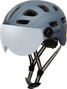 Casco Cairn Quartz Visiera LED USB Grigio Opaco