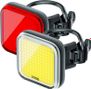 Knog Blinder Square Twinpack Front / Rear Light Black