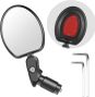 Rétroviseur de Vélo 360° Réglable Grand Angle Guidon Ovale
