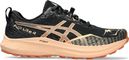 Chaussures Trail Asics Fuji Lite 4 Noir Corail Femme
