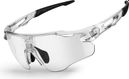 Lunettes de vélo polarisées photochromiques pour cyclisme - blanc